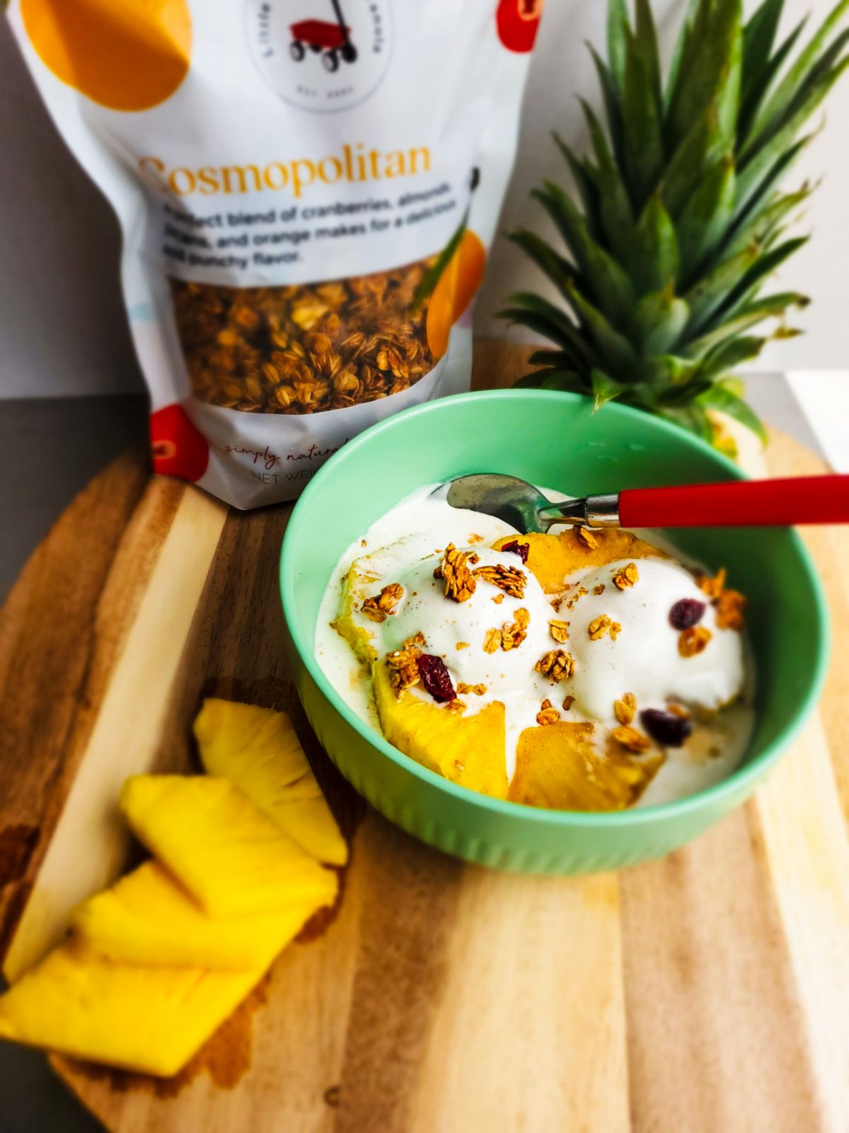 Tropical Granola Sunday using LRW Cosmopolitan granola