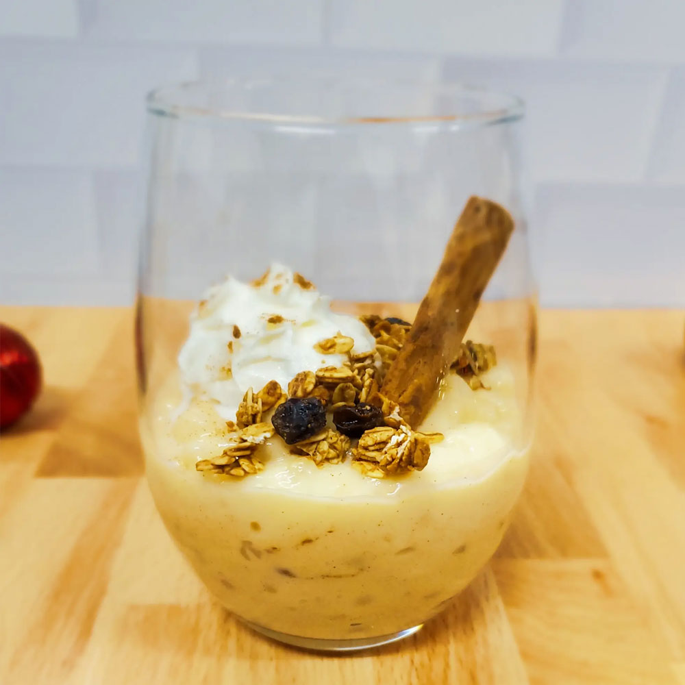 eggnog tapioca pudding